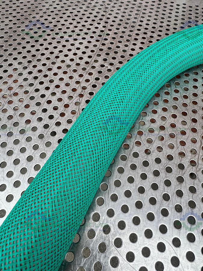 Used Huber Insulated Chiller Hose 48" w/ 1" Threaded Fitting to KF40