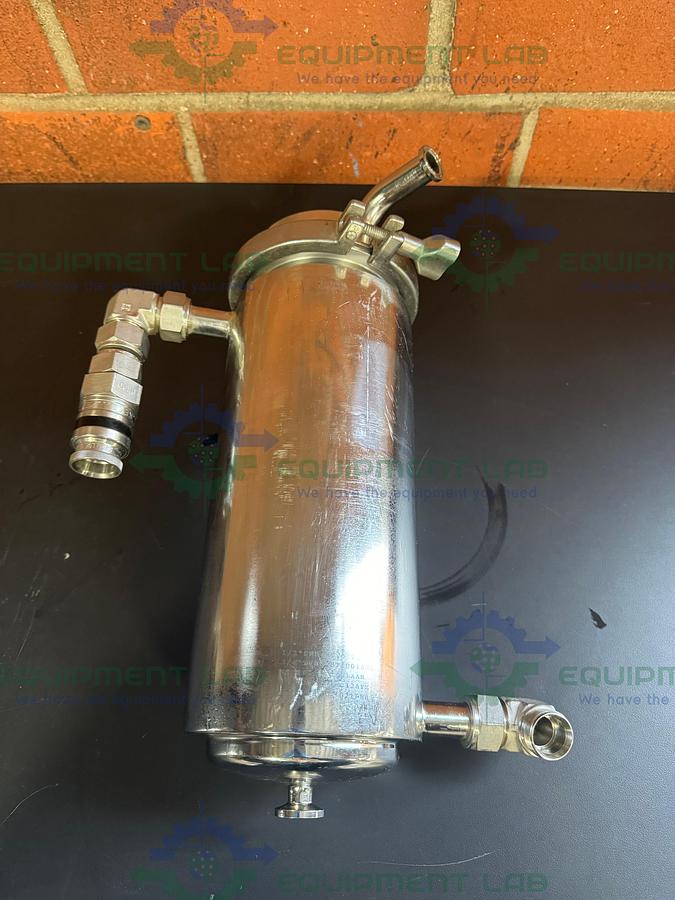 Used FLT  Stainless Steel Single Cartridge Jacketed Filter Housing