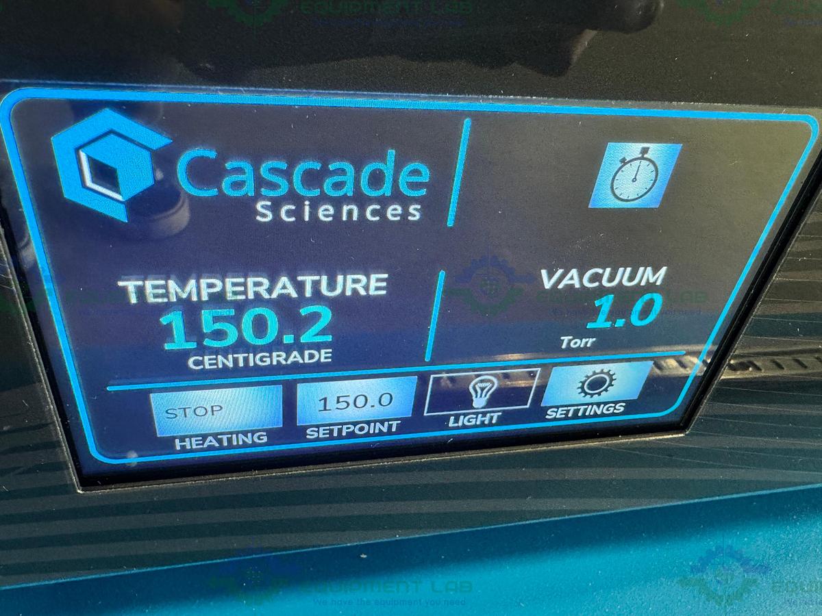 Used Cascade CVO-5 Double Up Vacuum Oven 14.4C to 150C, 4.5 Cu. Ft w/ Shelves