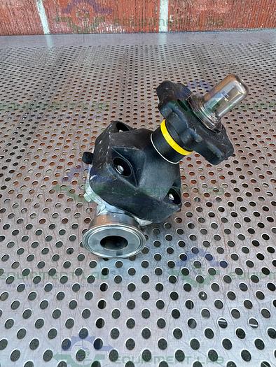 Used ITT Pure Flo Stainless Steel Diaphragm Valve w/  1" Sanitary Fittings