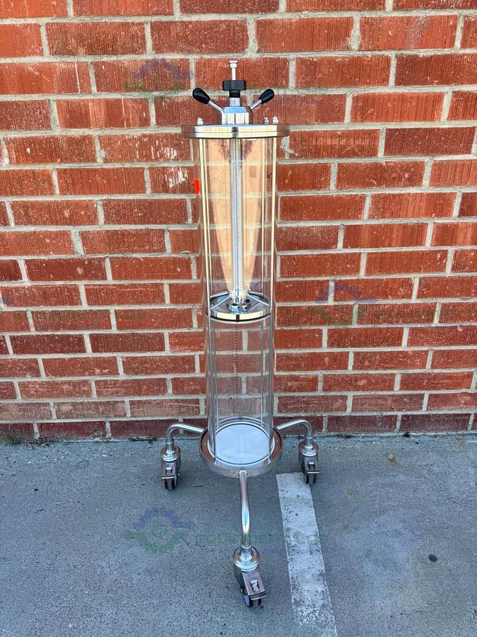 Used Cytiva / GE / Pharmacia BPG 200 / 500 Glass Chromatography Column