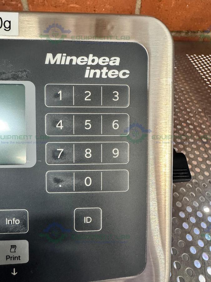 Used Minebea Intec CAPS1U-20CC-LU Stainless Steel Scale 10x10 w/ MIS2UR-V2, 30 LBS