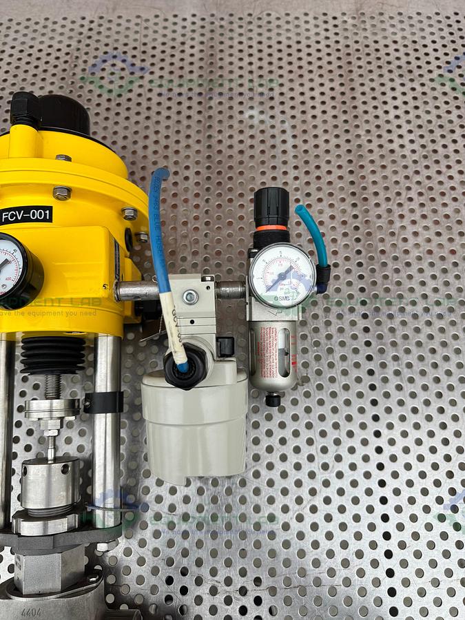 Used Kammer Valves 185037 Pneumatic Valve w/ ABB TEIP 11 I/P-Umformer/Converter