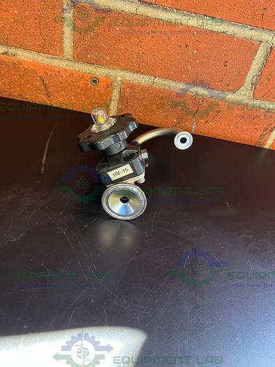 Used ITT Pure-Flo Diaphragm .5-316L-RA20MAX-CWP 150 Valve w/ 1/2" Sanitary Fitting