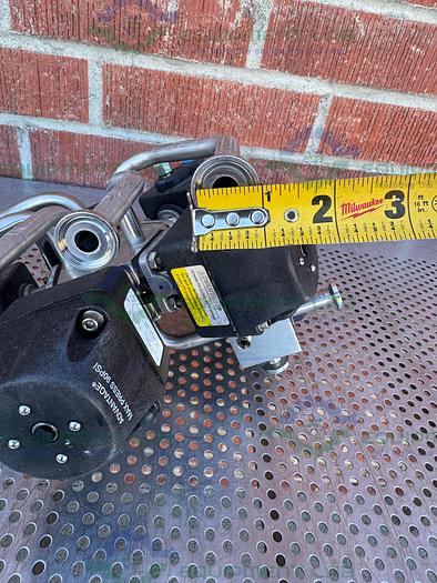 Used 6 ITT Pure Flo Advantage Stainless Steel Diaphragm Valve w/1/2" Sanitary Fitting