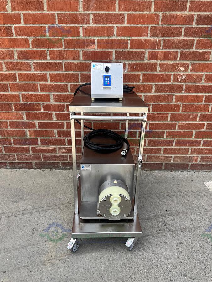 Used Triangle Process Quattroflow Q4400SU 4-Piston Diaphragm Pump w/ 3 HP Motor