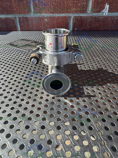 Used BS&B GR-C Safety Head 1 1/2" Fitting w/ 45 PSIG Rupture Disc, 1" Tee Fitting