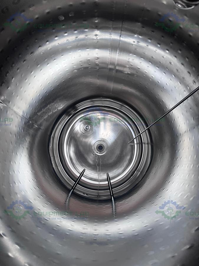 Used Feldmeier 1000 Liter Stainless Steel Jacketed Reactor 50 FV PSI w/ 0.5 HP Motor