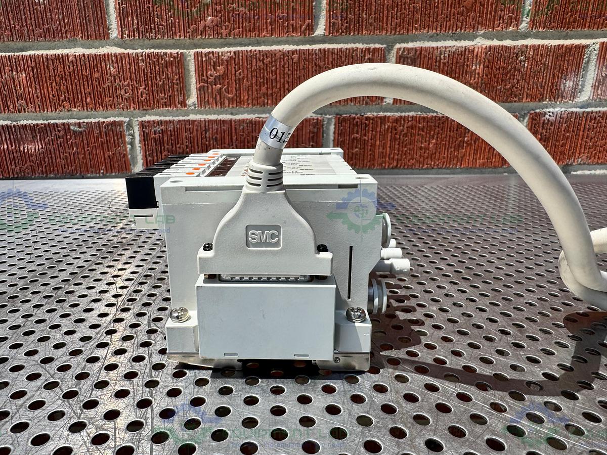 Used Lot of 6 - SMC VQ2100-5 Solenoid Valve Manifold 0.1-0.7 MPa