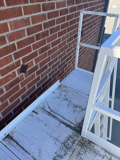 Used Heavy Duty  Corner Mezzanine / Machine Platform  154" x  117" x  136"