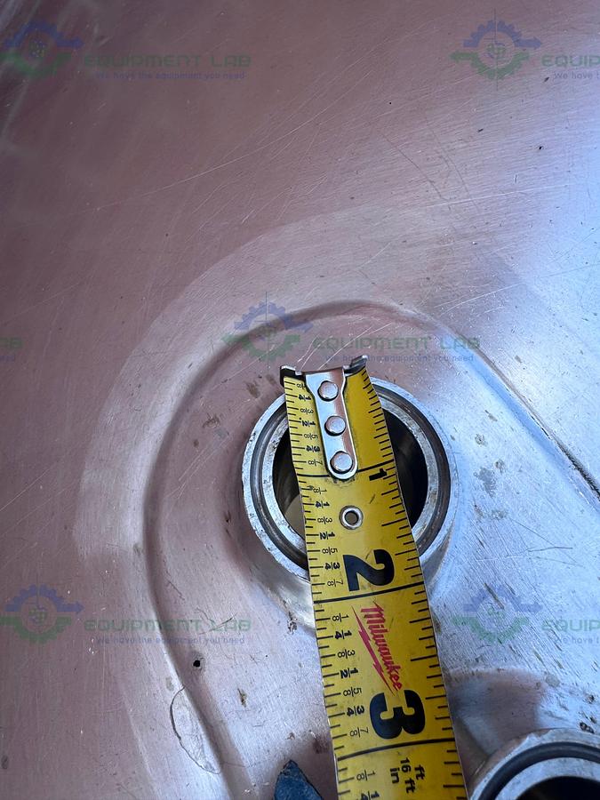 Used Paul Mueller 4500 Liter SS Jacketed Reactor w/ Agitator 25 PSI FV &138 PSI