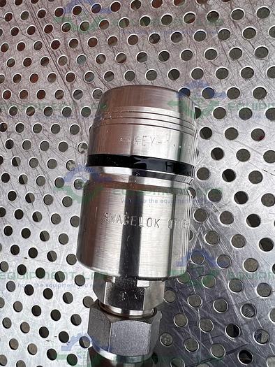 Used Sani Tech 35" GR-FDA Hose w/ Swagelok Quick Connect Stainless Steel Fitting