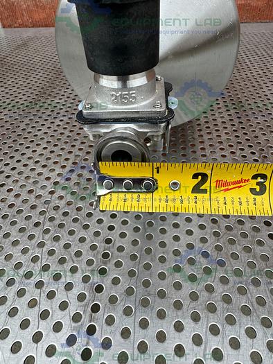 Used Unbranded 6 Liter Stainless Steel Vessel w/ ITT Vavle 1/2" Sanitary Fitting