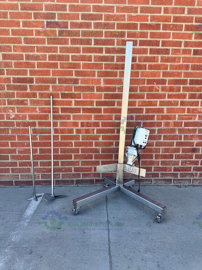 Used Sharpe Mixers SSG-050SCR Portable Mixer w/ VFD, 1/2 HP Motor, Two Impellers