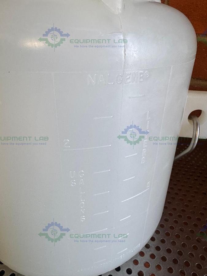 Used Non Metallic Solutions Nalgene 10 Liter Nalgene Carboy w/ Apollo 1/2" Fittings