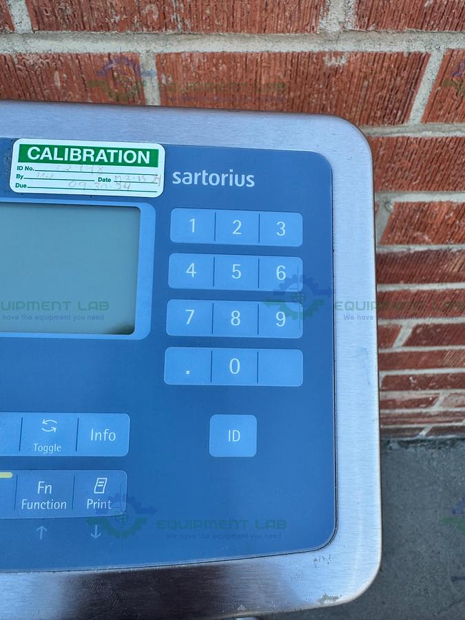 Used Sartorius Minebea Intec IFS4-600II-I SS Scale 1320 LBS w/ MIS2U Readout