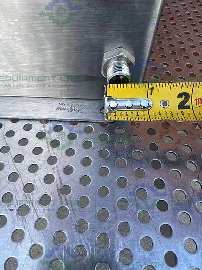 Used Hoffman 13" x 10" x 6" Enclosure w/ Malema Flow M-50-S23-10 Flow Switch, Gauge