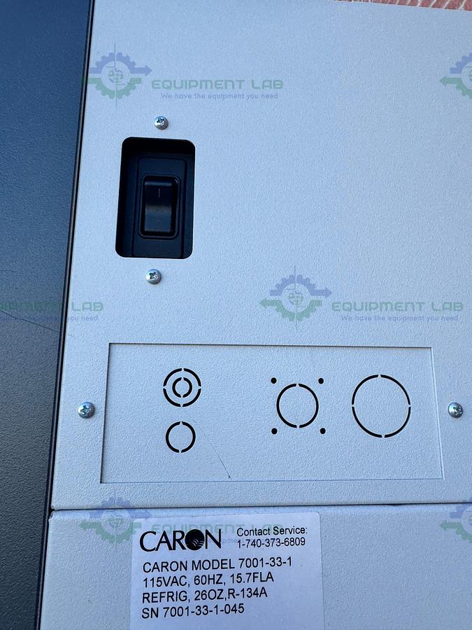 Used Caron 7001-33-1 Reach In Refrigerated Incubator  5 to +70°C, 33 Cu, Ft, 115 V