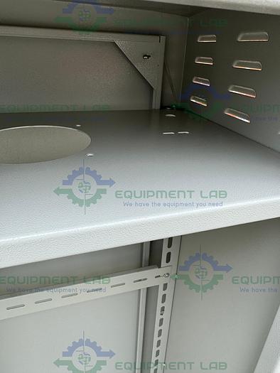 Used Unbarnded Metal Enclosure 19.5" x 14" x 48" w/ 1 Top Shelf, Key