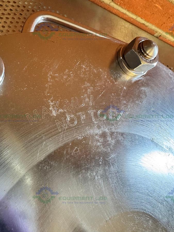 Used Stainless Steel 270mm High Press Membrane Disc Filter Housing 1000 PSI