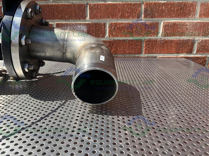 Used Unbranded Diffusion Pump 8" x 36" w/ 4" Stainless Steel Elbow