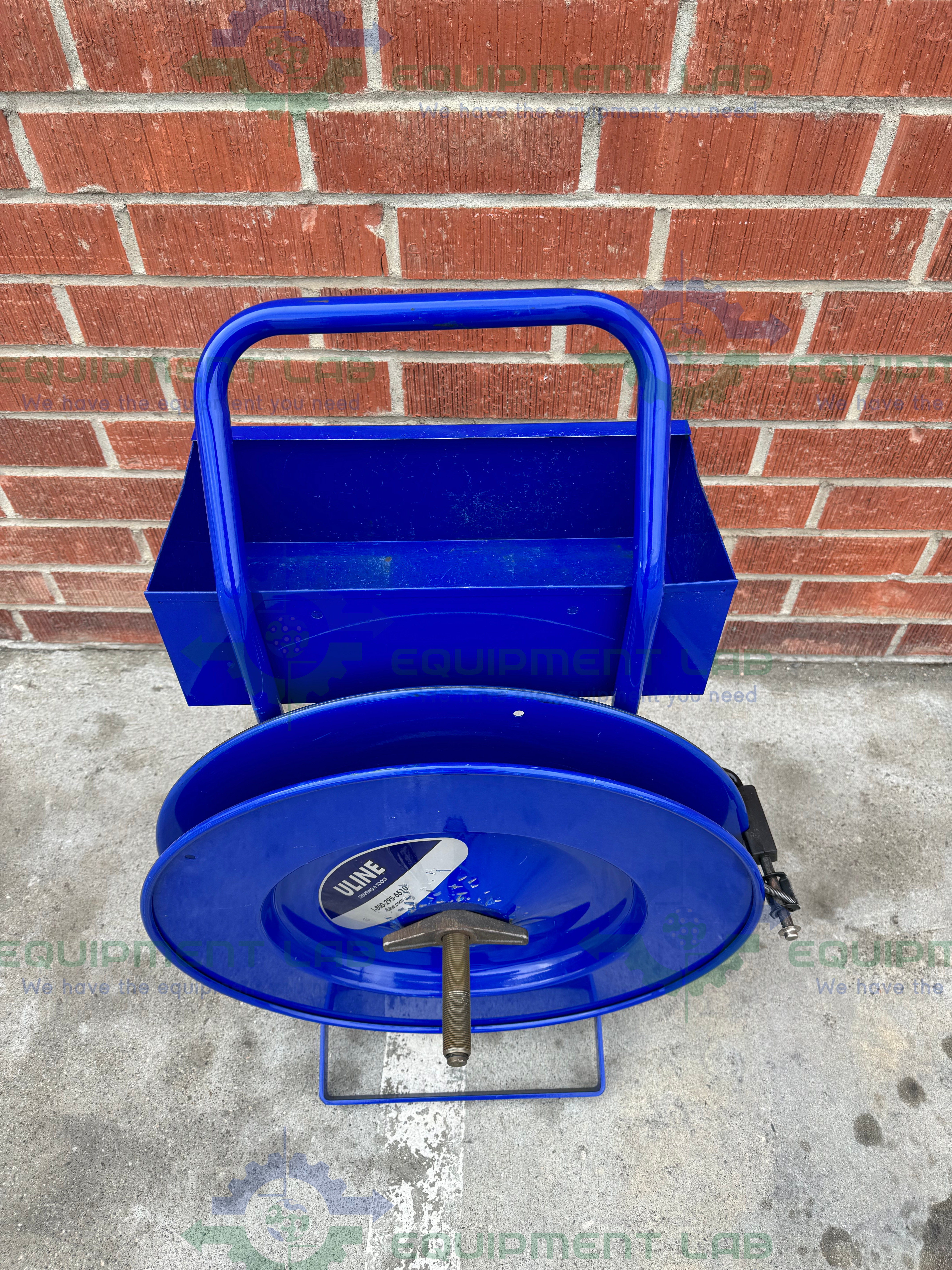 Used Uline  H-39 Industrial Strapping Cart Fits Core Sizes 16 x 3" and 16 x 6"
