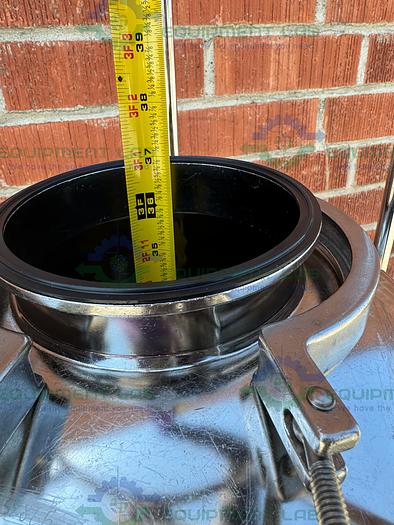 Used Alloy Products 20 Liter Stainless Steel Process / Pressure Vessel 80 PSI