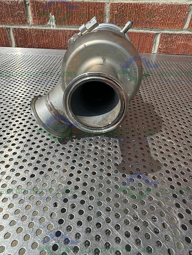 Used Leser 4484.7524 Stainless Steel Safety Valve w/ 1.5" to 2" Sanitary Fittings