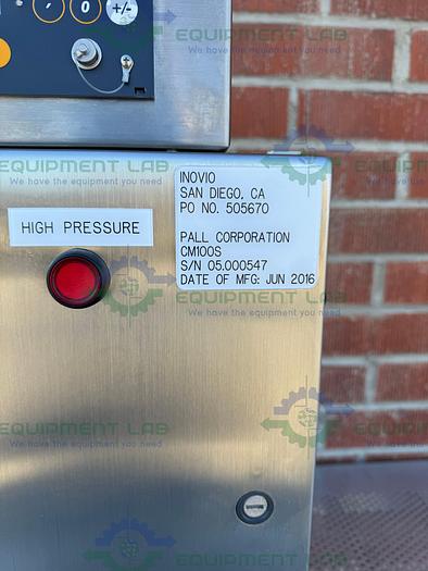 Used Pall Corporation  Centramate CM100S Tangential Flow Filtration System