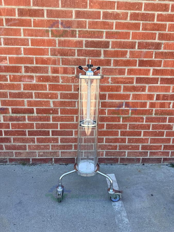 Used Cytiva / GE / Pharmacia BPG 200 / 500 Glass Chromatography Column