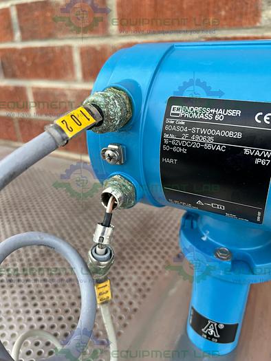Used Endress + Hauser  Promass 60AS04 Mass Flow Meter  20-55 VAC