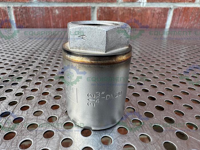 Used Spirax Sarco DF1 Stainless Steel Trap Diffuser w/ 3/4" Fitting