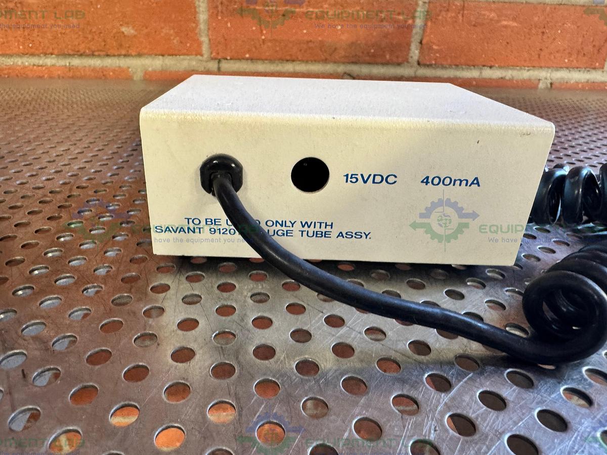 Used Savant DVG50-15VDC Digital Vacuum Gauge 400 mA, 15 VDC