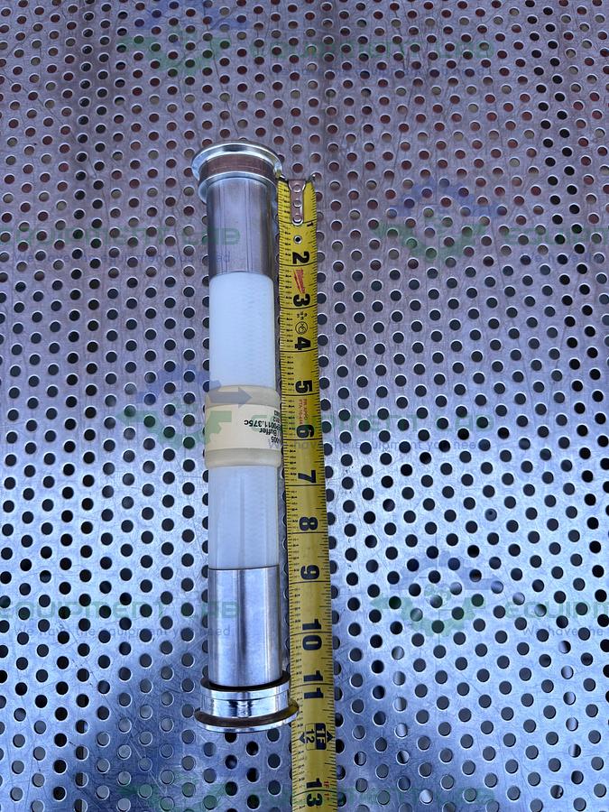 Used Aflex Pharmaline 1815-FH-005  Silicone Hose 12" w/ 1" Sanitary Fitting