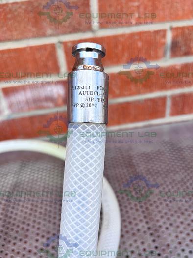 Used Saint Gobain SBP 0750 Pure Fit 96" Hose w/ 3/4" to 1 1/2" Sanitary Fitting 90PSI