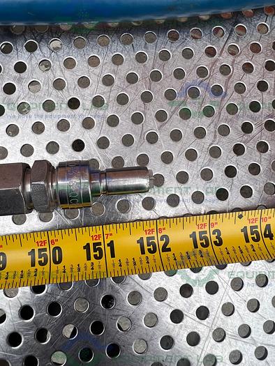 Used Swagelok  152" Chiller Hose w/ Swagelok Stainless Steel Push On 1/2" Hose Adapter