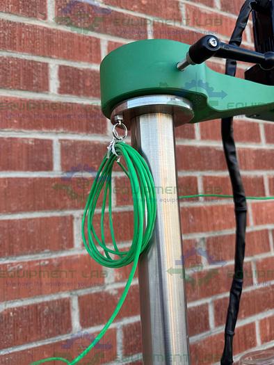 Used Chemglass 20 Liter Glass Reactor w/ Chemglass Overhead 1/4 HP Stirrer