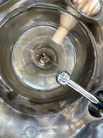 Used Stainless Fabrication 7 L Stainless Steel Jacketed Reactor 45 FV/PSI w/ Stirrer