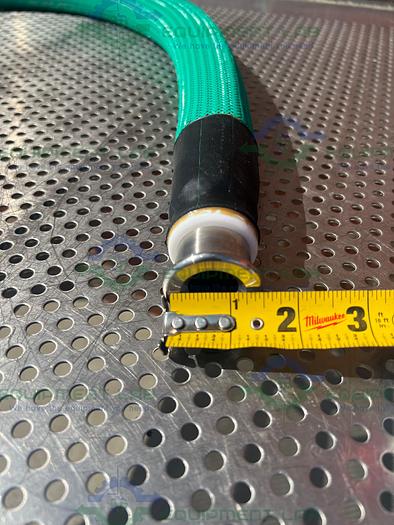 Used Huber Insulated Flexible Chiller Hose 38" w/ 1.5" Beaded Fitting