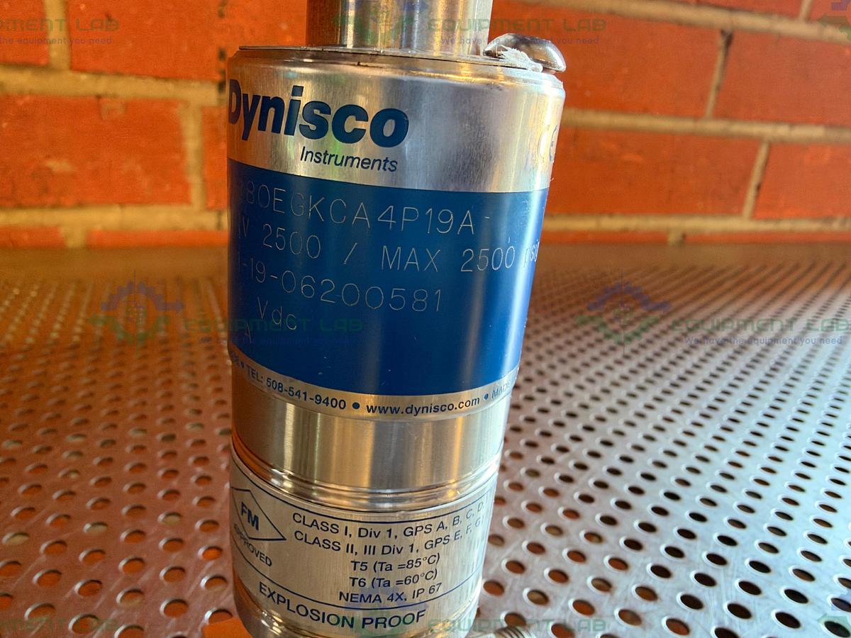 Used Dynisco 2280EGKCA4P19 Pressure Transmitter Explosion Proof 2500 PSIG