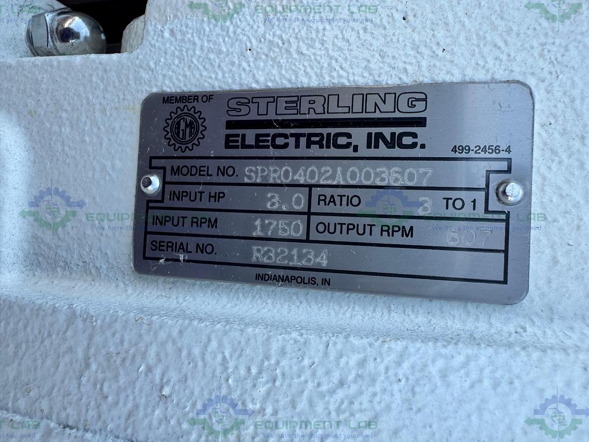 Alfa Laval SRU3/038/HS Rotary Lobe Pump w/ Sterling 3 HP Motor