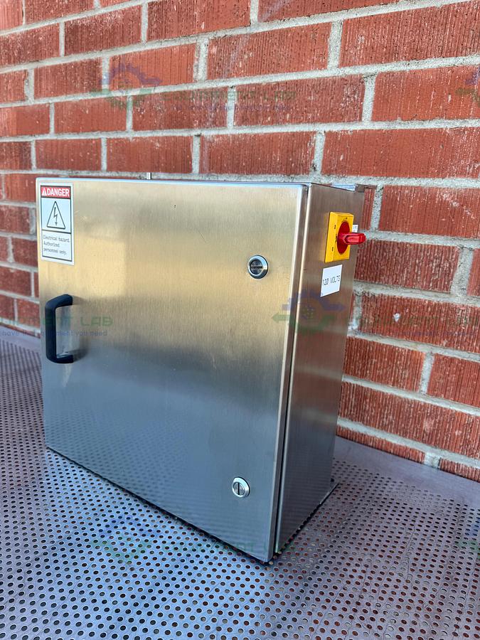 Used Rittal Stainless Steel Standard Enclosure 19" x 19" x 8.5", 120V