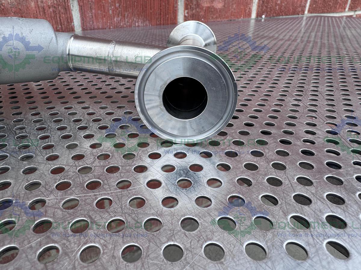 Used Gemu 554/25/D55 Pneumatic Angle Seat Globe Valve w/ 1" Sanitary Fitting