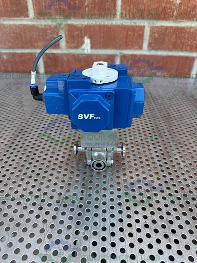 Used Compact H2O SR-2CR 1/90 Quarter Turn Actuator w/ SVF Ball Valve 1/2"