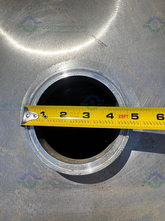 Used Unknown Brand 1000 Gallon Stainless Steel Jacketed Holding Tank