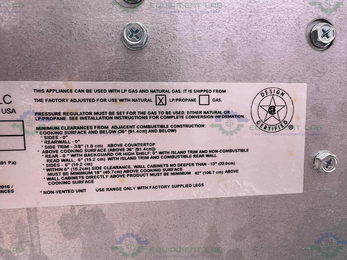 Used Viking VDR5606GQSS 60" Stainless Steel Dual Fuel Range w/ Grill and Griddle