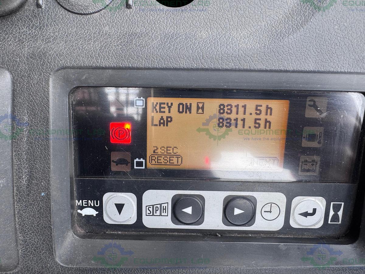 Used Toyota 8FBCU25 Electric Forklift 5000 lbs Capacity 4 Stage Mast w/ Charger