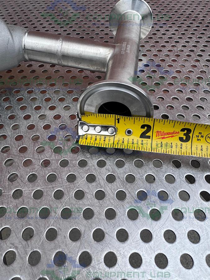 Used Gemu 554/25/D55 Pneumatic Angle Seat Globe Valve w/ 1" Sanitary Fitting