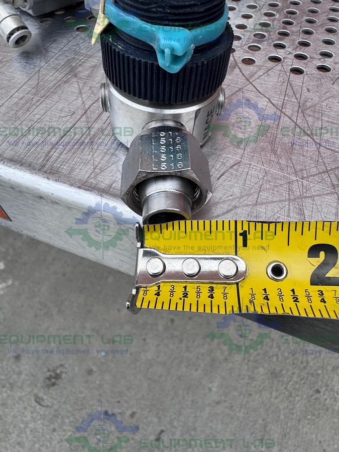 Used Gemu 540/15/D59405-1 Pneumatic Valve Actuator w/ Norgren R05-200-RNEA Regulator