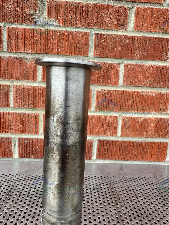 Used Stainless Steel  KF 50  Nipple Vacuum Fitting 13" Length